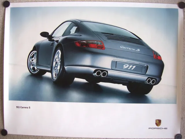 Porsche Official Original 911 997 Carrera S Showroom Poster 2005-2008