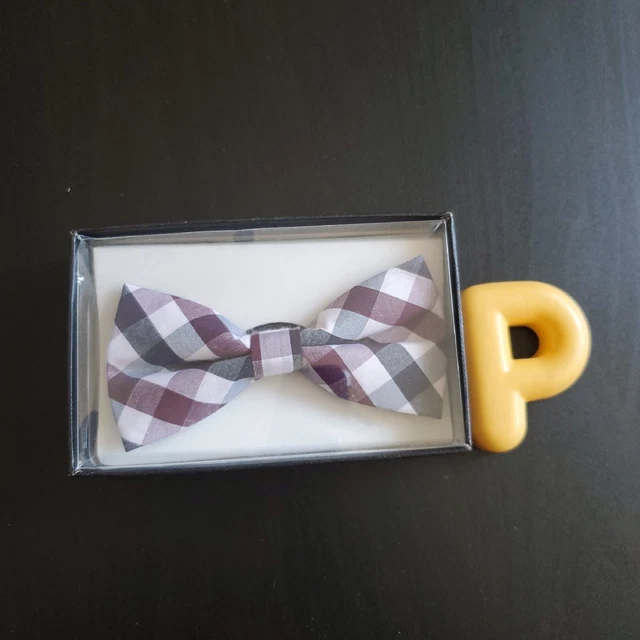 New! - JTCBELT - Adjustable Bow Tie - For Kids - Multicolor Square Style -