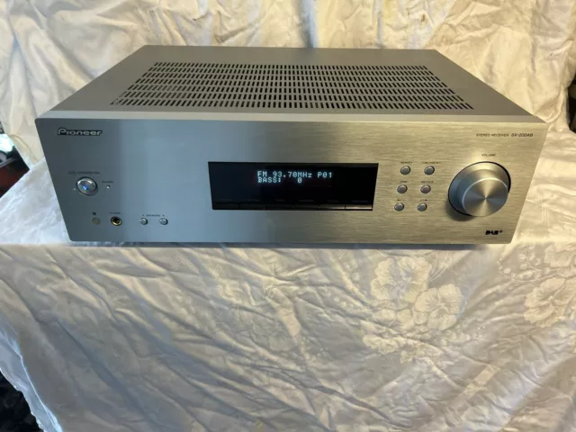 PIONEER SX-20DAB Stereo Receiver SILBER Receiver DAB+ Fernbedienung / UNGEPRÜFT