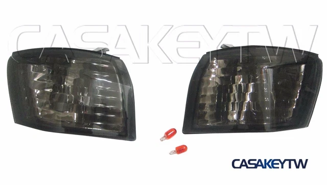 New Corner Chrome Smoked Lights For 1997 1998 1999 Nissan Silvia 240Sx S14 New Corner Chrome Smoked Lights For 1997 1998 1999 Nissan Silvia 240Sx S14