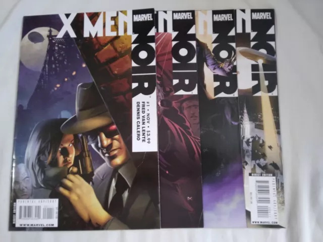 X-Men Noir #1-4 Complete Series Set Lot Run   Marvel Comics 2019 B&B