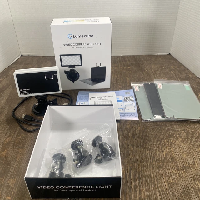 Lume Cube Video Conference Light  & Accessories For Desks & Laptops Works Great!