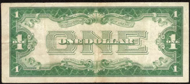 1928 A $1 Dollar Bill Silver Certificate Funnyback Blue Seal Note Paper Money