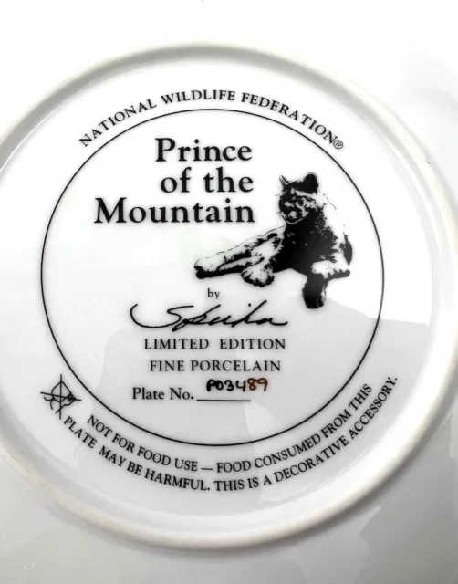 Royal Doulton Limited Edition Collector Plate  - Prince Of The Mountain 3