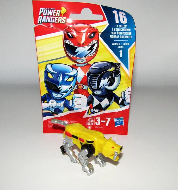 Hasbro Power Rangers Series 1 Playskool Heroes Figure Yellow Sabertooth New