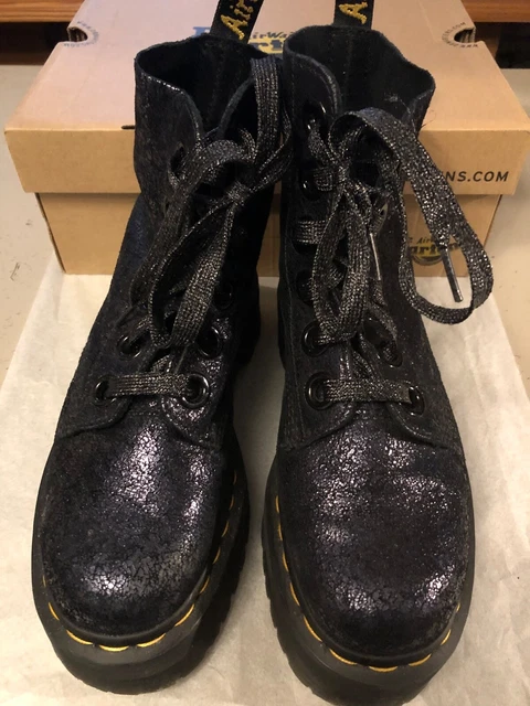 Dr martens molly deals iridescent black