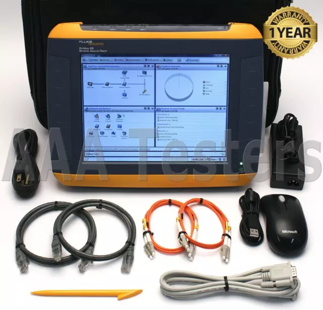 Fluke Networks Optiview XG 10G Ethernet Network Analyzer Tablet OPVXG-10G