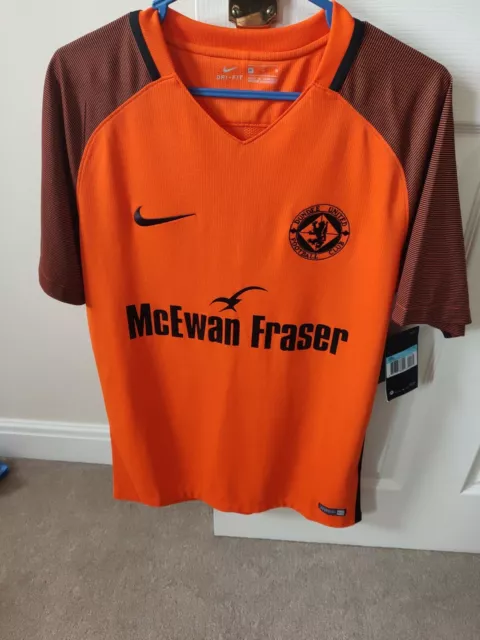 Camisa de hogar mediana para hombre Dundee United Fc 2017-18. Adulto. Totalmente nuevo con etiquetas