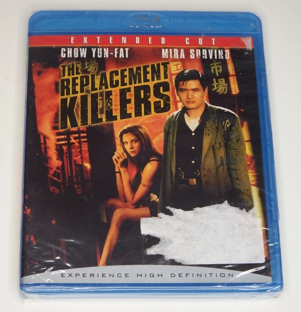 THE REPLACEMENT KILLERS (Bluray, Extended Cut) Chow YunFat, Brand New