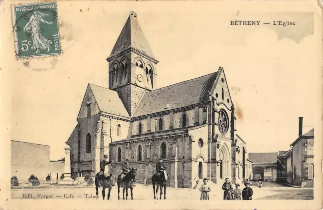Cpa 51 Betheny L'eglise