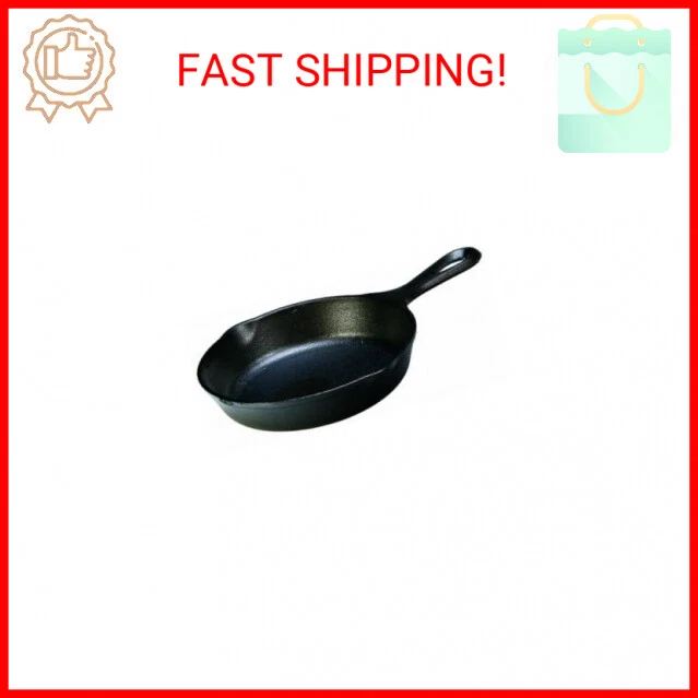 Lodge 6-1/2 Inch Cast Iron Pre-Seasoned Skillet – Signature Teardrop Handle - Us