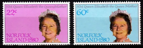 1980 Norfolk Island 80th Birthday Queen Mother MUH