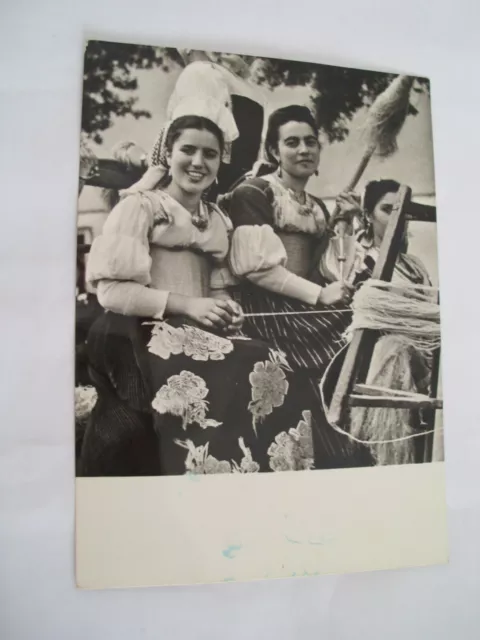 Sassari - Costumi Sardi Ittiri - spedita f. g. 1955