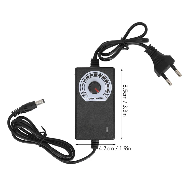 DC Interface Tattoo Power Supply 3‑12V Adjustable Overload Protection Rotati Sd0