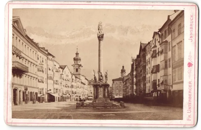 Fotografie Fr. Unterberger, Innsbruck, Ansicht Innsbruck, Theresienstrasse