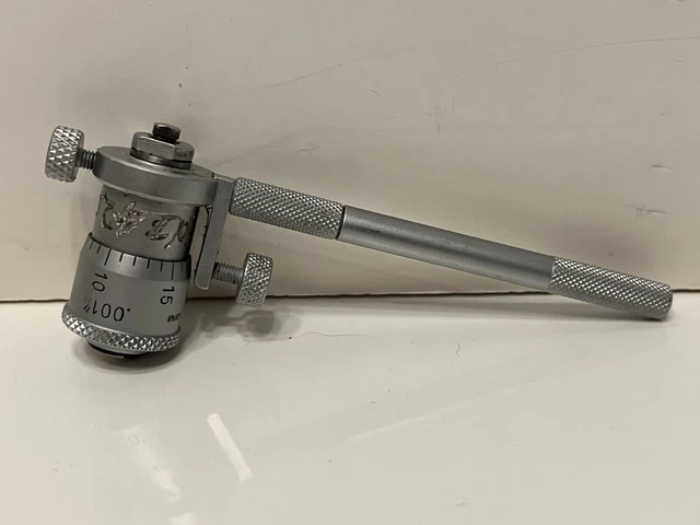 MITUTOYO 141-101 IMS-50 Metric Inside Depth Micrometer Used MITUTOYO 141-101 IMS-50 Metric Inside Depth Micrometer Used