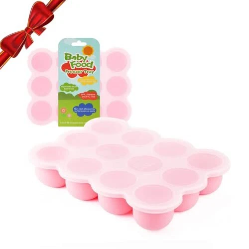 Baby Breast Milk and Food Storage Container, 12 Portions x 2.5oz, Stackable