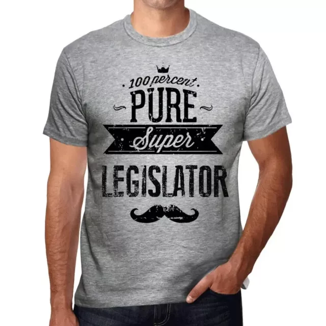 Camiseta Estampada para Hombre 100% Puro Superlegislador – 100% Pure Super