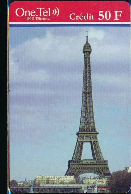 Carta Prepagata Franceone Tel Torre Eiffel Rif. DEL62