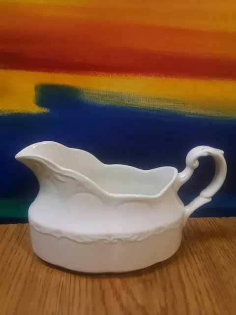 Sterling Colonial English Ironstone J&G Meakin England GRAVY BOAT White 20 oz. 