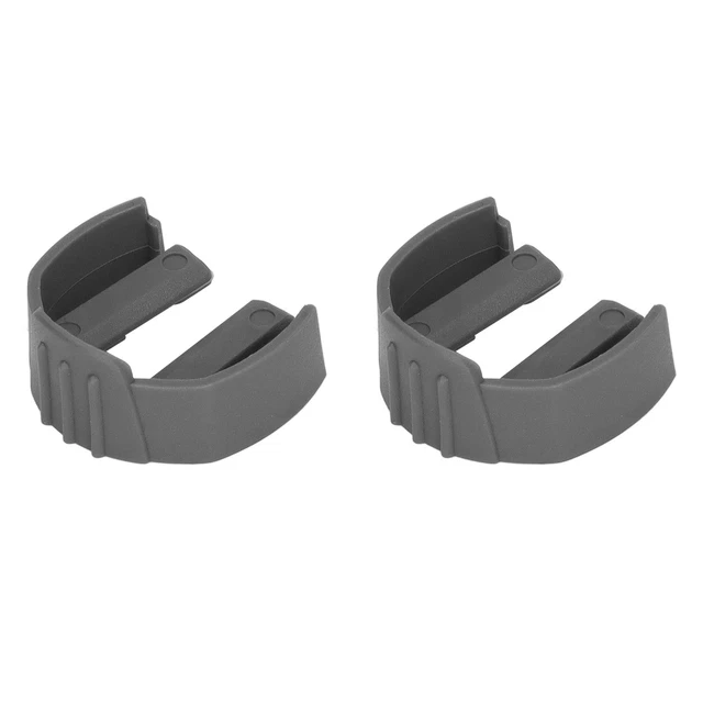 (Gris)2pcs Quick Connector Buckle Car Washer C Clip Replacement Part Pour QC