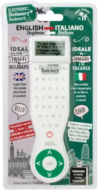 Electronic Dictionary Bookmark-Italian English