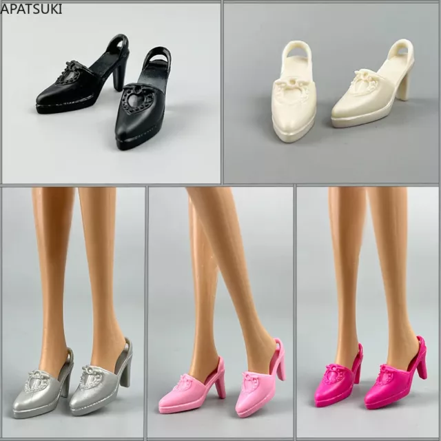 Multi-Color Love Fashion Doll Shoes For 11.5" Doll High Heel Shoes Sandals 1/6