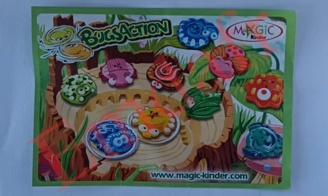 Kinder Sorpresa Bugs Action Serie Completa 10pz + 10 Cartine 2