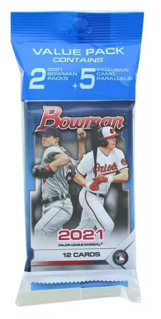 Topps Bowman Baseball MLB 2021 Trading Cards Multi Pack Topps Bowman Baseball MLB 2021 Trading Cards Multi Pack