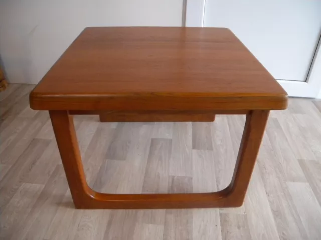 70er Mid Century Tisch Niels Bach Dänemark Beistelltisch Teak Randers Nr.34 2