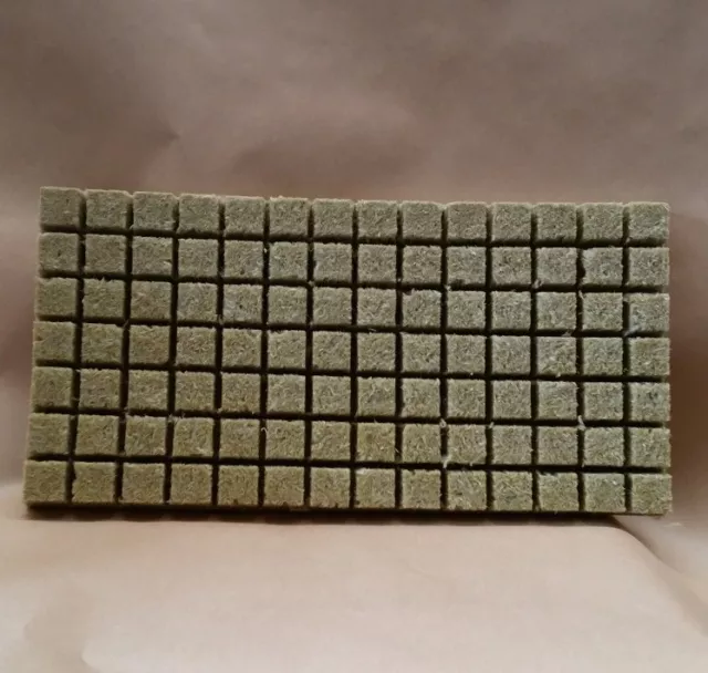 Grodan Rockwool Sheet 98 Cubes / Propagation Blocks / Hydroponics