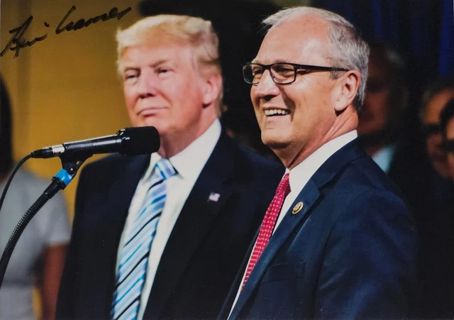 Kevin Cramer Hand Signed Autograph Photo GOP Republican Sen North Dakota Trump