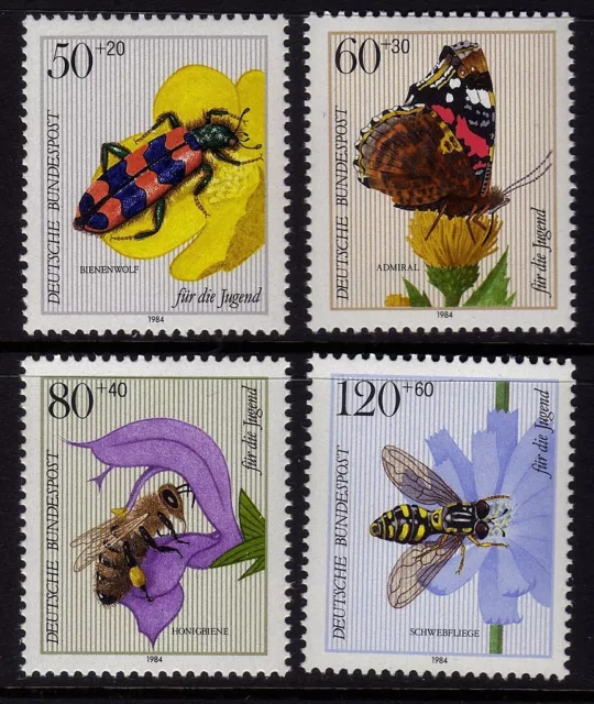 W Germany 1984 Youth Welfare. Insects SG 2052 - 2055 MNH