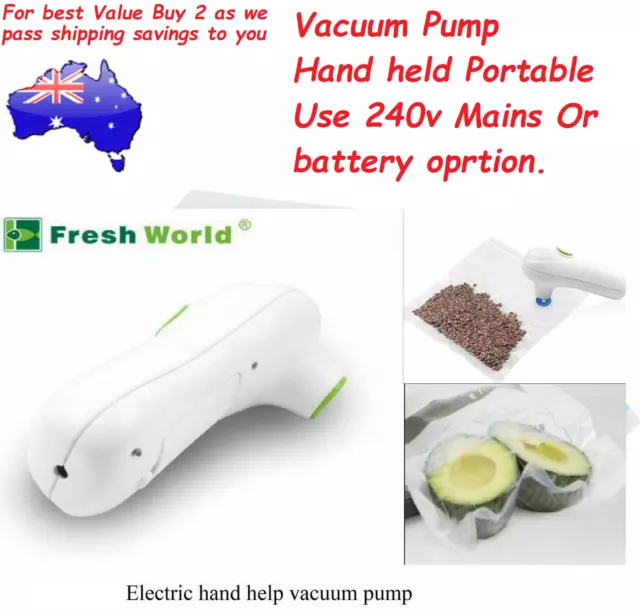 Vacuum Food Sealer Rolls Storage Bags and accessories Fresh World 3