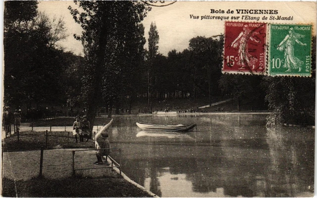 CPA Vincennes vue pittoresque sur l'Etang de St Mande (1347308)