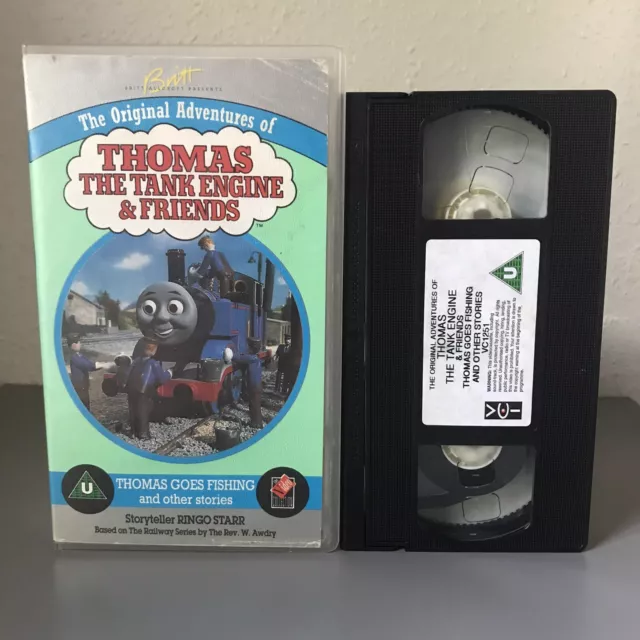 THOMAS THE TANK Engine & Friends - Vhs Video - Thomas Goes Fishing ...