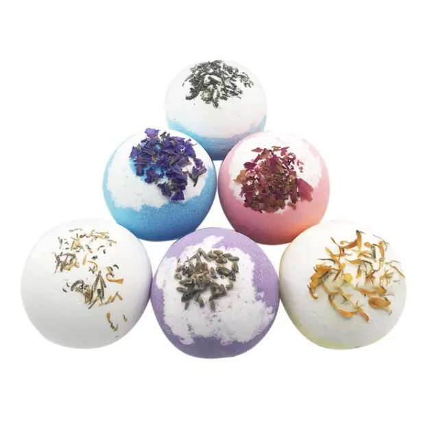 Dried Flower Essential Oil Bubble Bath Ball Bath Bomb Bathroom SPA Gift