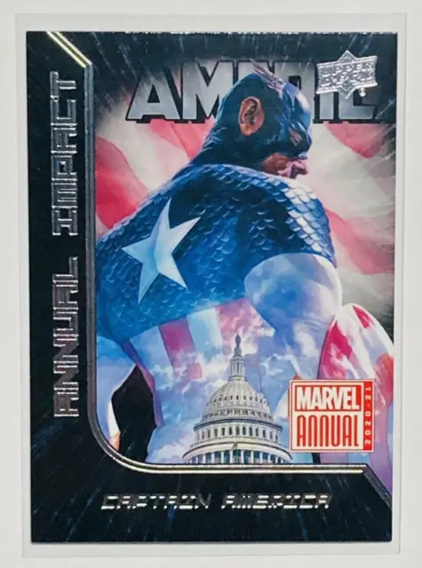 2020-21 Marvel Annual Captain America Annual Impact AI-7 Upper Deck