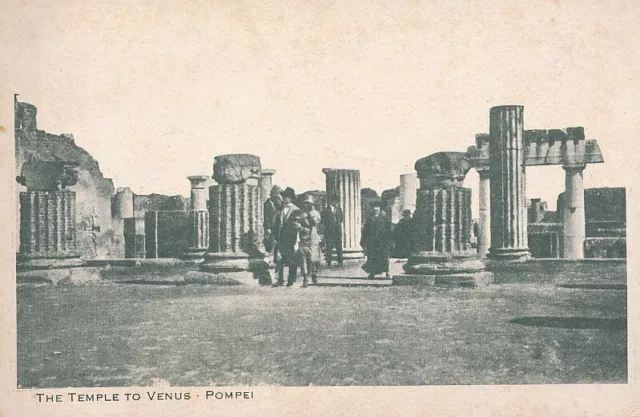 Cartolina Paesaggistica Campania Pompei Il Tempio Non Viaggiata