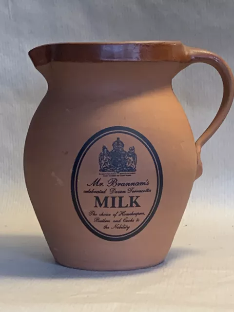 Mr Brannam’s Celebrated Devon Terracotta Milk Jug With Handle