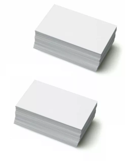 400 gsm White Blank Business Cards 50,100,250,500,1000 Business Card FAST & FREE