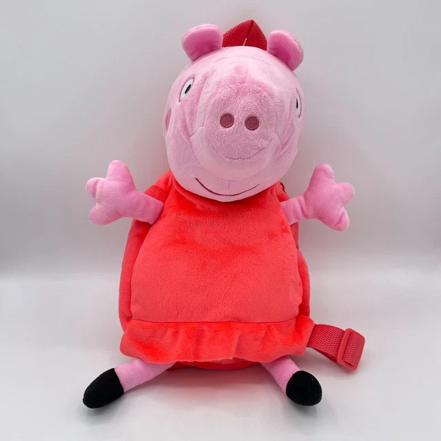 PEPPA PIG PLUSH Child's 3D Backpack School Bag Rucksack £9.99 PicClick UK