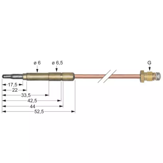 Thermoelement Sit  0.200.011 M9X1 L 750Mm Ambach Gb-90 Lincar Lotus