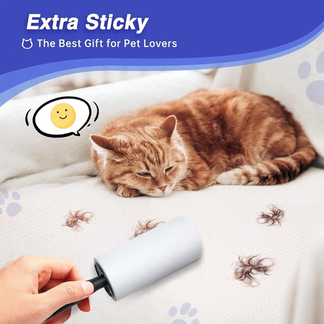 RAINBEAN Lint Rollers For Pet Hair Extra Sticky, 540 Sheets 6 Refills Lint Rolle