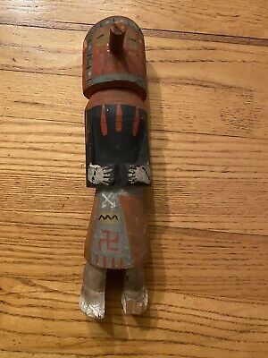 vintage katsina doll hand carved cool piece pueblo? ethnographic art Kachina