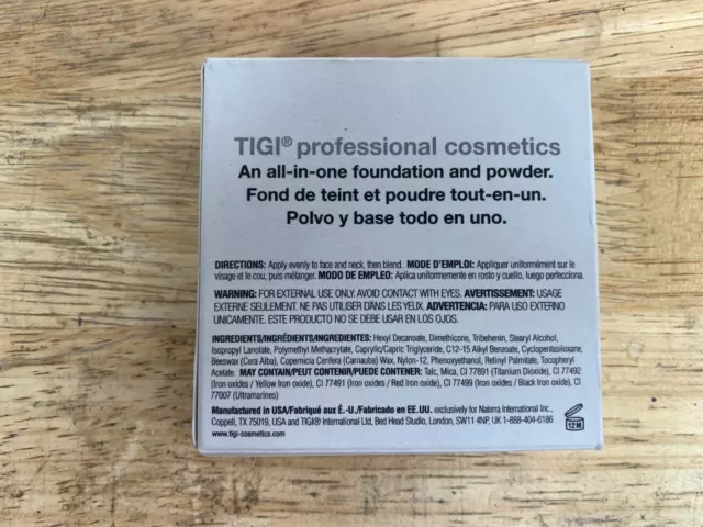 TIGI Professional Cosmetics Creme Foundation Compact - Dark  .40 oz 3