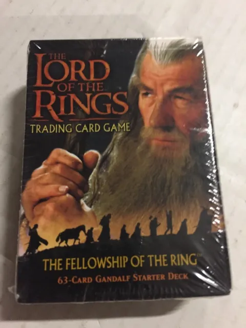 LORD OF THE Rings Fellowship Of The Ring Gandalf  Starter Deck Factory Sealed