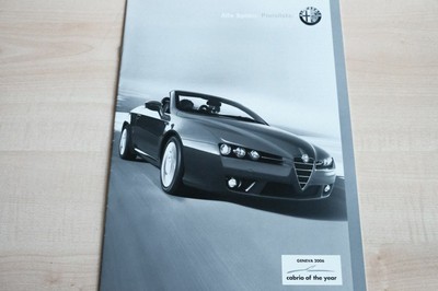 Alfa Romeo Bertone GT GTA SPIDER-Listino prezzi & strumenti-PROSPEKT 02/197 220371 