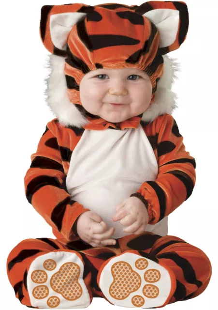 CK1410 Tiger Tot Cub Infant Baby Toddler Halloween Cute Costume Jumpsuit Animal 2