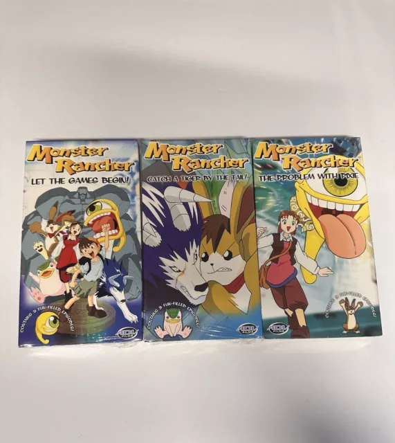 Monster Rancher Vol. 1 - Let the Games Begin (VHS, 2000)